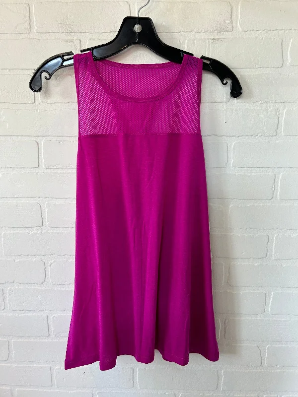 Purple Athletic Tank Top Athleta, Size M Bold Men's Statement