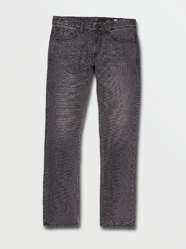 Vorta Slim Fit Jeans - Fade to Black Cool Men's Distressed