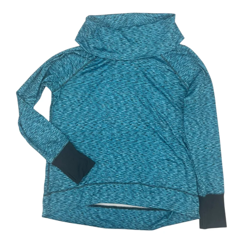 Athletic Top Ls Collar By Tek Gear In Blue, Size:Xl Adventure