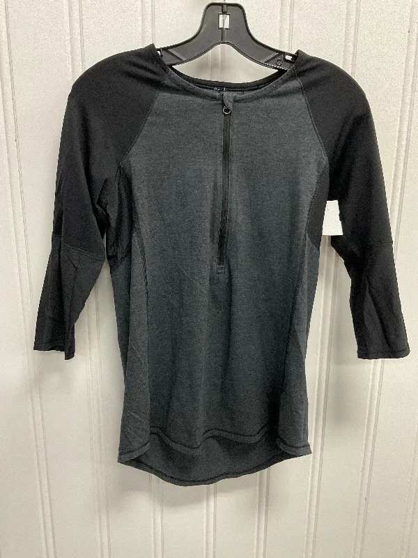 Athletic Top Long Sleeve Crewneck By Lululemon In Black, Size: S Stylish Men's Tropical 