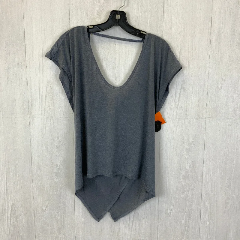 Athletic Top Short Sleeve By Lululemon In Grey, Size: S Hip Men's Retro