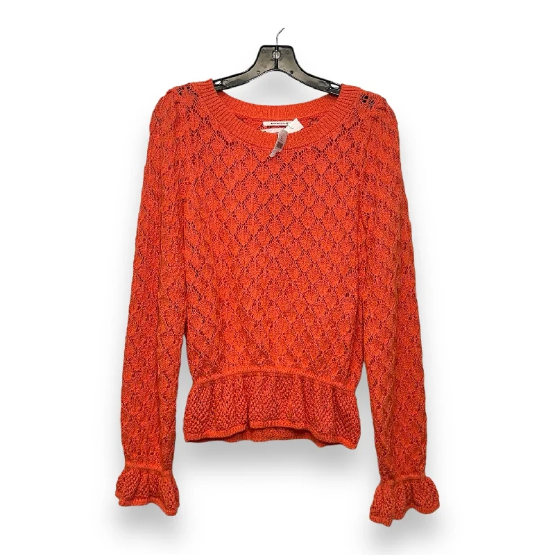 Sweater By Anthropologie In Orange, Size: M Dynamic Men's Glow