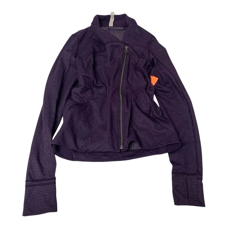 Athletic Jacket By Lululemon In Purple, Size: M Youthful Men's Anime