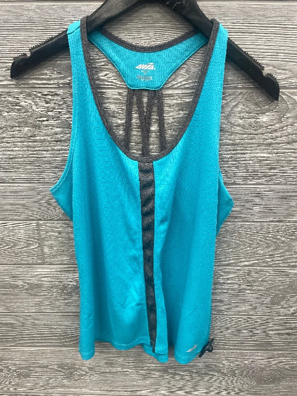 Athletic Tank Top By Avia In Blue, Size: S Preppy Men's College