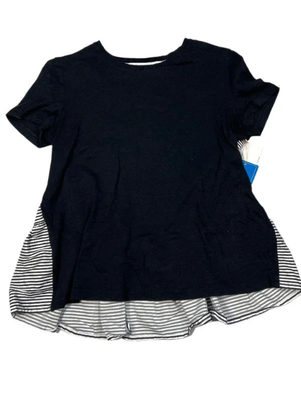 Top Short Sleeve Designer By Kate Spade In Black, Size: S Gym