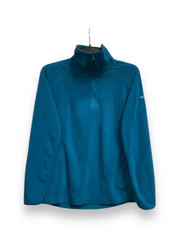 Athletic Top Long Sleeve Collar By Columbia In Blue, Size: M Trendy Men's Bucket