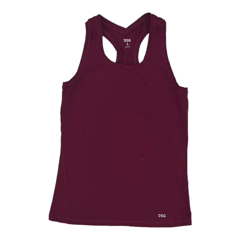 RED ATHLETIC TANK TOP by DSG OUTERWEAR Size:S Laid