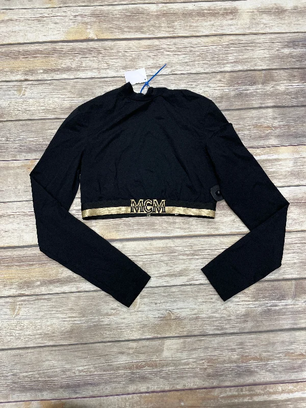 Top Short Sleeve Luxury Designer By Mcm In Black, Size: M Cclassic Men's Tweed