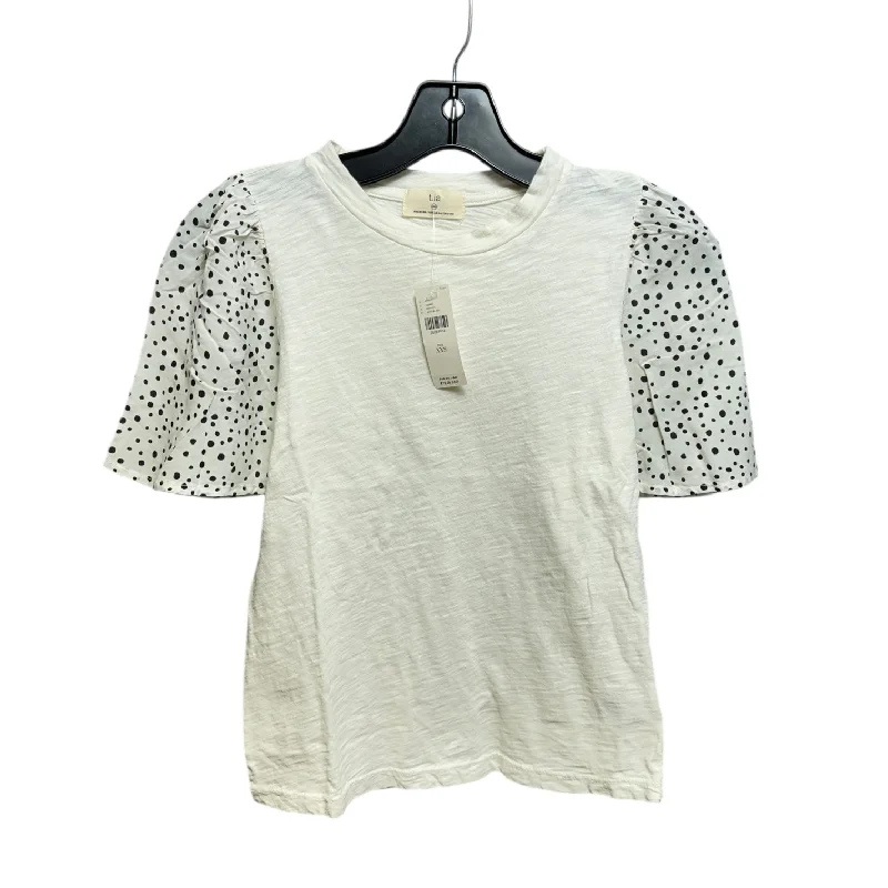 Top Short Sleeve By T.la In Polkadot Pattern, Size: Xxs Stylish Men's Neon