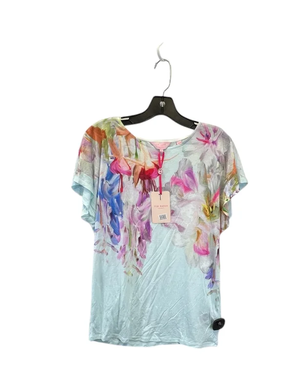 Top Short Sleeve Designer By Ted Baker In Multi-colored, Size: S Practical Men's Multi