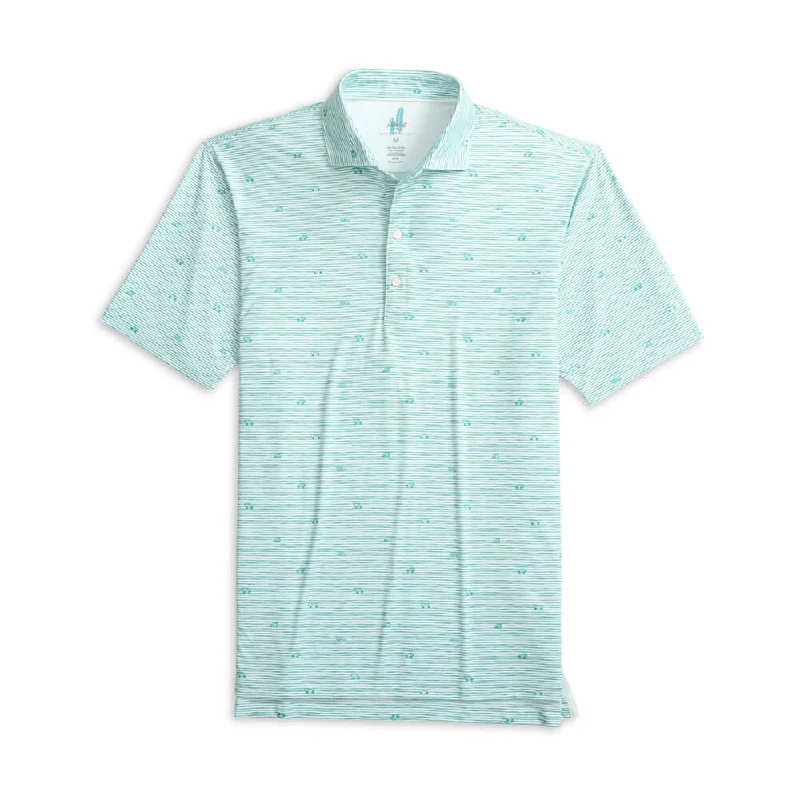 Johnnie-O Willy Featherweight Polo Shirt - Green Grass Dapper Men's Bow