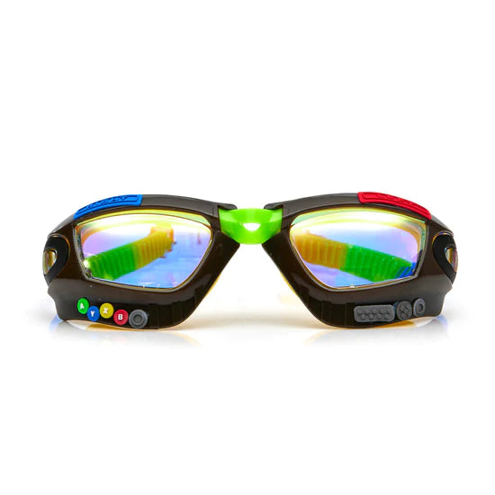 Jet Black Gamer Swim Goggles Bohemian Men's Free