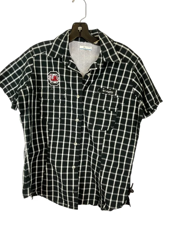 Top Short Sleeve Designer By Columbia In Black, Size: M Cozy Men's Winter