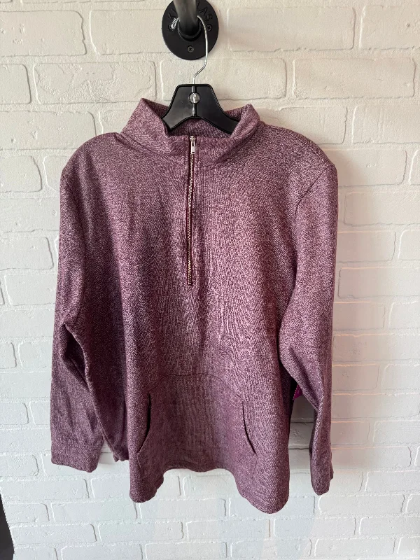 Athletic Top Long Sleeve Collar By Market & Spruce In Red, Size: 1x Traditional Men's Wool