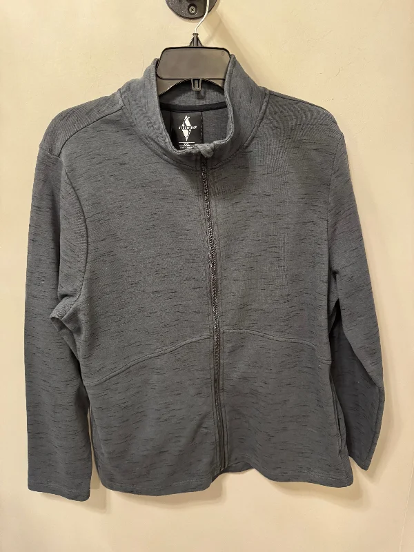 Athletic Jacket By Skechers In Grey, Size: Xxl Refined Men's Classic 