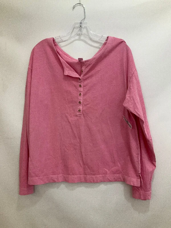 Pink Top Long Sleeve Old Navy, Size L Dynamic Men's Moto
