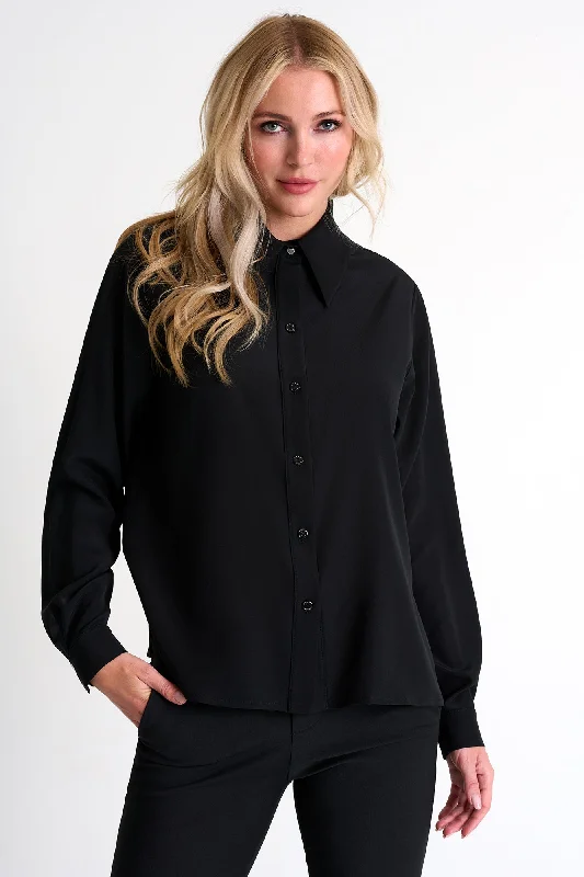 Silk Blouse - 52451-81-800 Polished Men's Satin