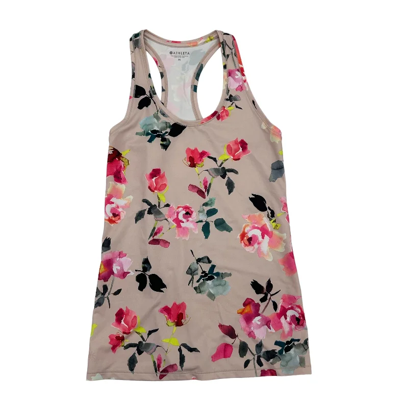PINK ATHLETIC TANK TOP by ATHLETA Size:M Tailored