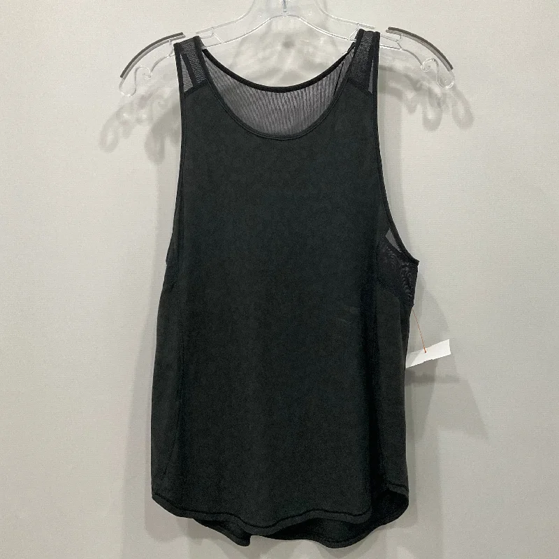 Athletic Tank Top By Lululemon In Black, Size: 8 Streetwear Style