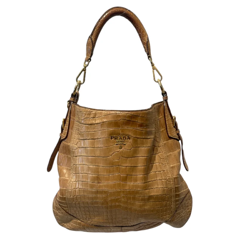 PRADA/Bag/Leather/CML/Crocodile Confident Men's High