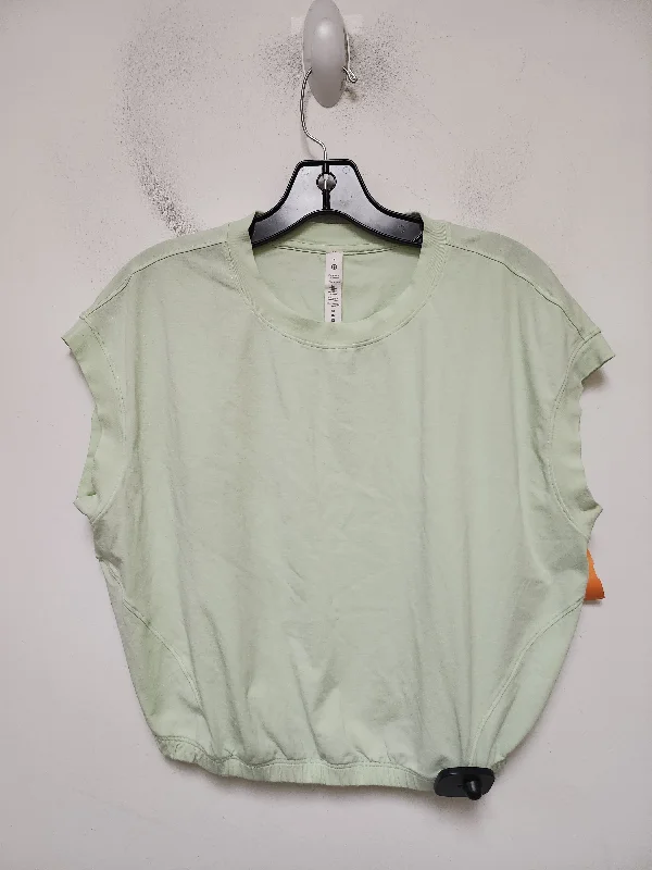 Athletic Top Short Sleeve By Lululemon In Green, Size: S British Gentleman Style