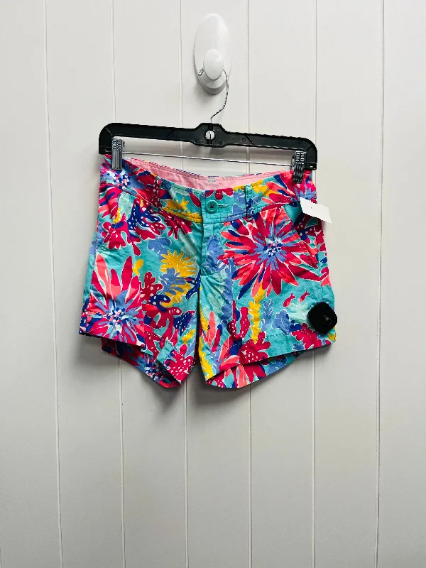 Shorts By Lilly Pulitzer In Blue & Red, Size: 00 Practical Men's Quick