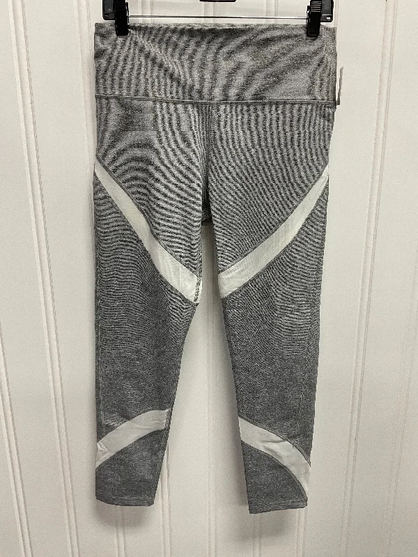 Athletic Leggings By Aerie In Grey, Size:L Stylish Men's Neon