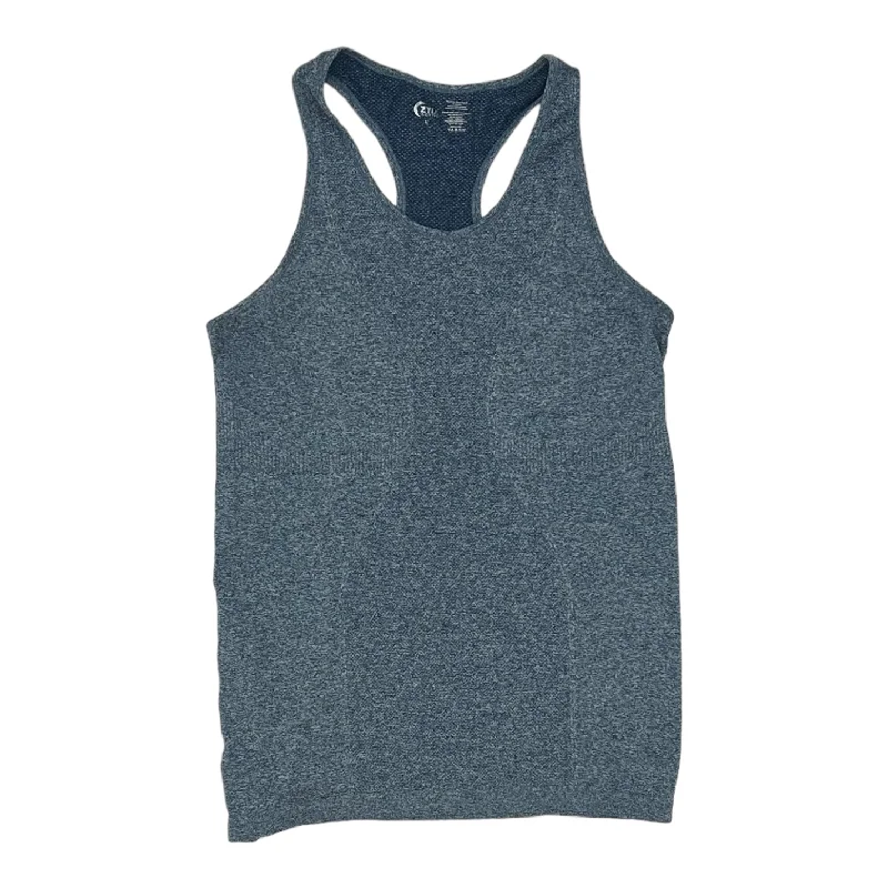 BLUE ATHLETIC TANK TOP by ZYIA Size:L Trendy Men's Oversized