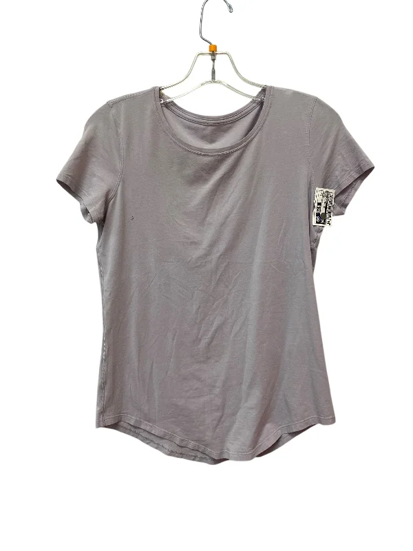 Athletic Top Short Sleeve By Lululemon In Purple, Size: S Refined Men's Hand