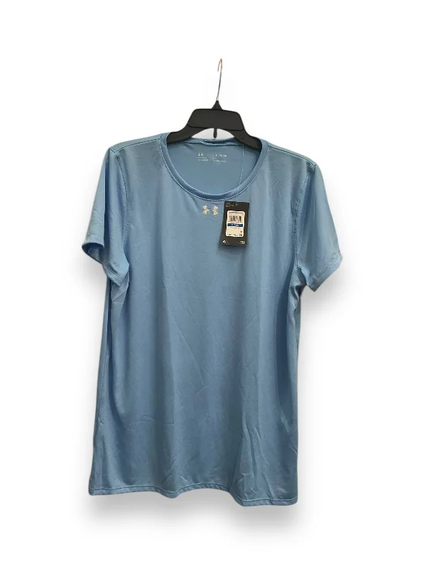 Athletic Top Short Sleeve By Under Armour In Blue, Size: Xl Cool Men's Skate