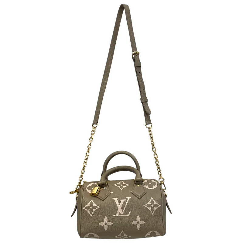 LOUIS VUITTON/Cross Body Bag/Monogram/Leather/GRY/Speedy 20 Sharp Men's Italian