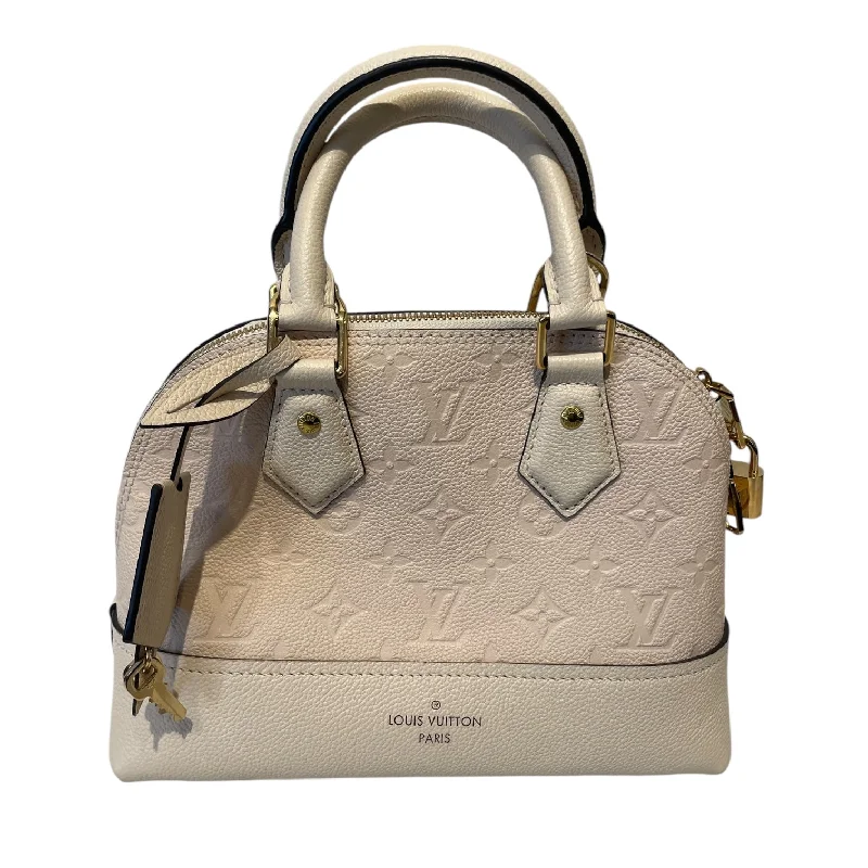LOUIS VUITTON/Hand Bag/Monogram/Leather/CRM/NEO ALMA PM Streetwear Style