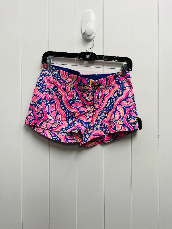 Shorts By Lilly Pulitzer In Blue & Pink, Size: 00 Hip Men's Retro