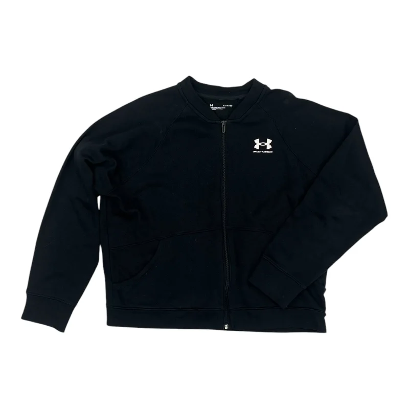 Athletic Jacket By Under Armour In Black, Size:Xl Earthy Men's Sustainable 