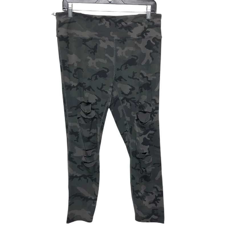 Athletic Leggings By Zyia In Camouflage Print, Size: 14 Trendy Men's Bucket