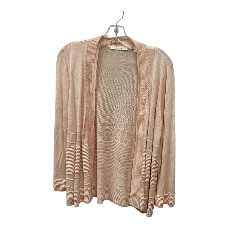 Cardigan By Cyrus Knits In Pink, Size:L Confident Men's Power