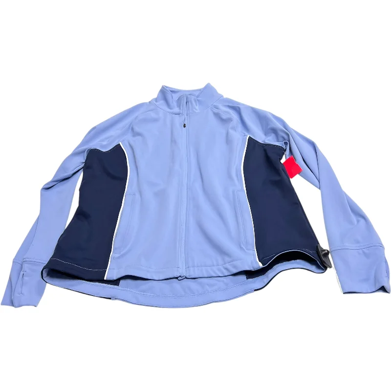 Athletic Jacket By Lou And Grey In Blue, Size: Xl Elegant Men's Cashmere