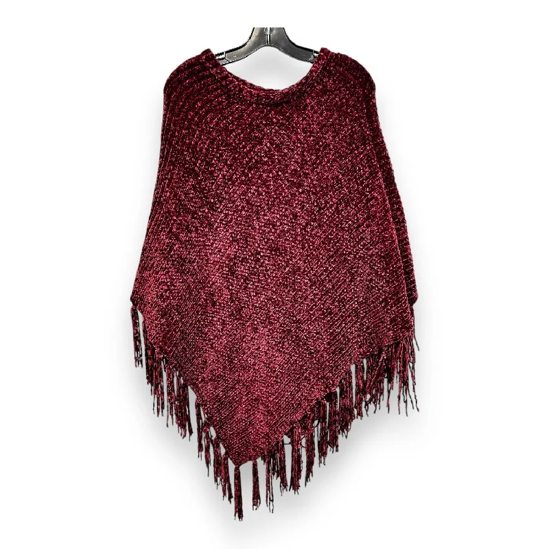 Shawl By Ellen Tracy In Red, Size: Osfm Earthy Men's Sustainable 