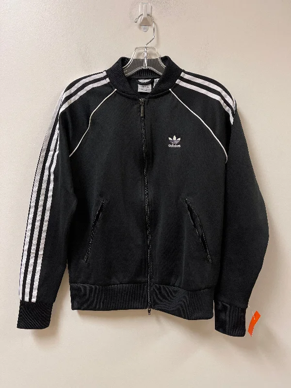 Athletic Jacket By Adidas In Black, Size: S Adventure