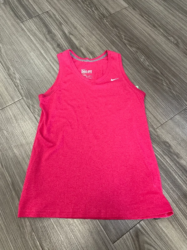 Pink Athletic Tank Top Nike, Size L British Gentleman Style