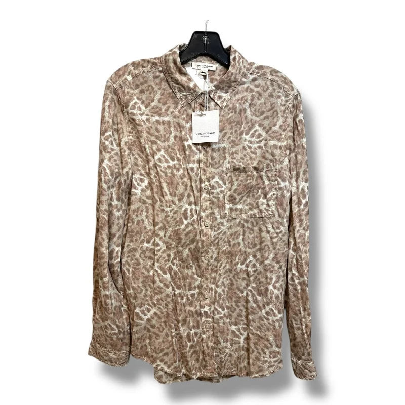 Top Long Sleeve By Beachlunchlounge  Size: L Casual Men's Japanese 