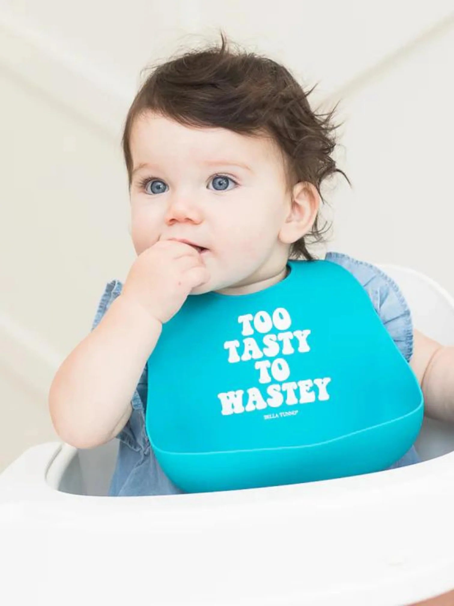 Bella Tunno Too Tasty to Wastey Bib Sleek Men's Contemporary 