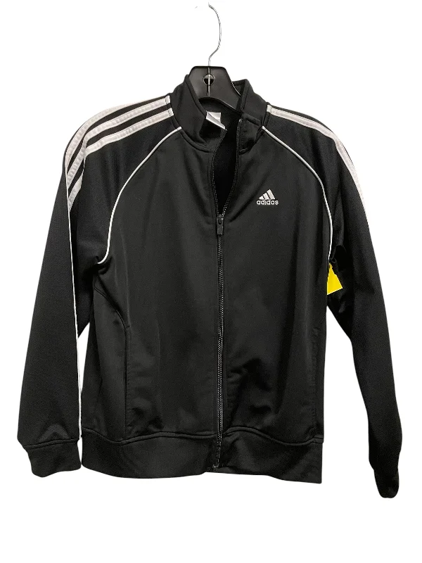 Athletic Jacket By Adidas In Black, Size: M Dapper Men's 1920S