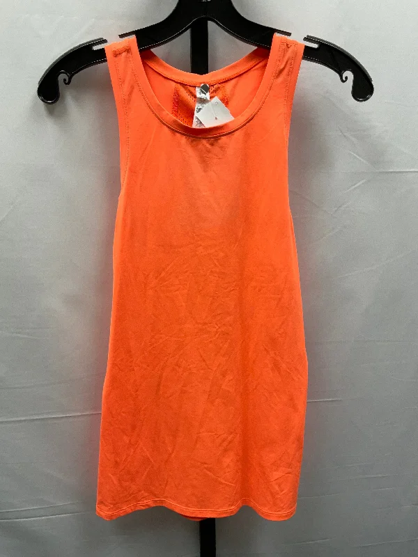 Orange Athletic Tank Top Under Armour, Size M Sporty Men's Athleisure 