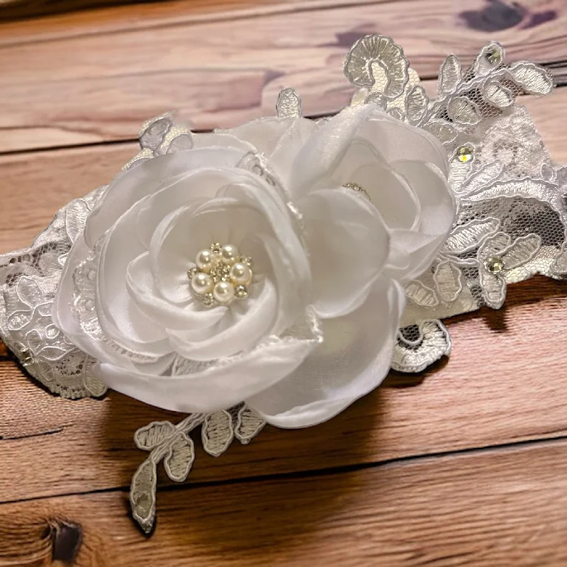 Flower and Lace Headband Cozy Men's Winter