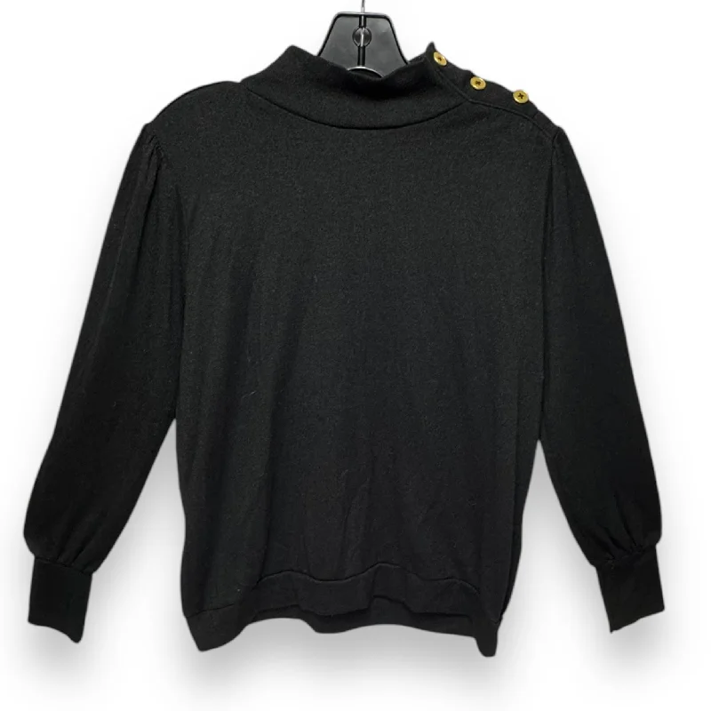 Top Long Sleeve By Banana Republic In Black, Size: S Tailored