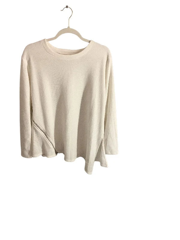 Top Long Sleeve By Rachel Roy In White, Size: Xl Modern Men's Tech