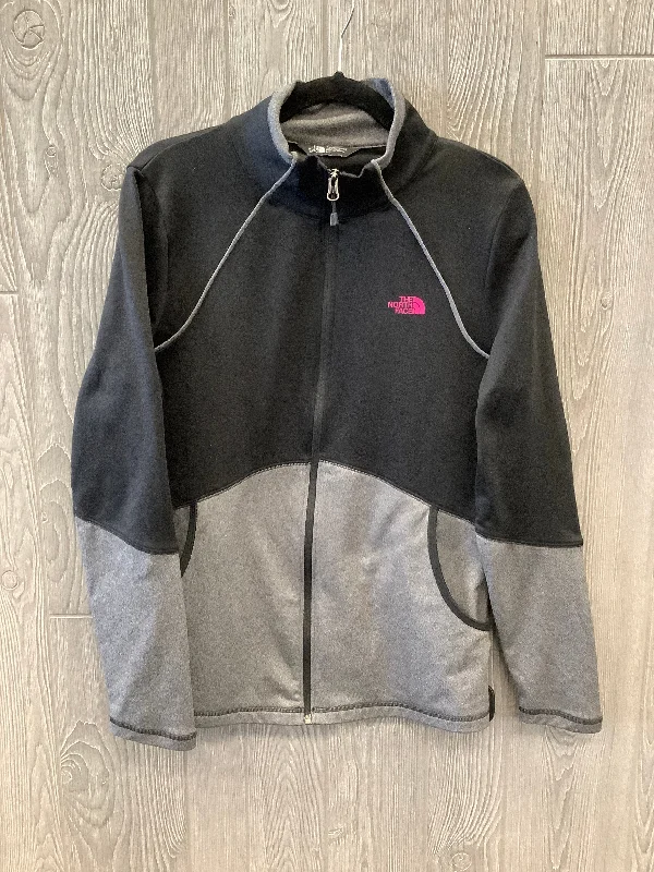 Athletic Jacket By The North Face In Black & Grey, Size: L Confident Men's Power