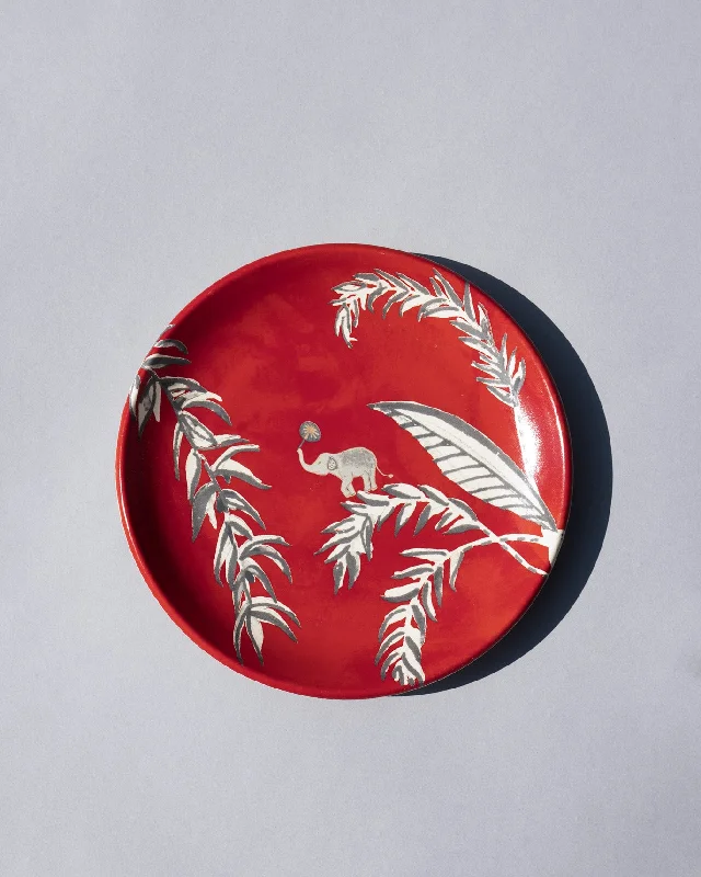 Thazin Quarter Plate - Red Hip Men's Retro