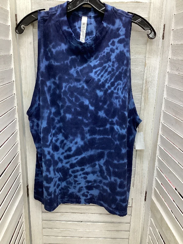 Tie Dye Print Athletic Tank Top Lululemon, Size 6 Refined Men's Classic 